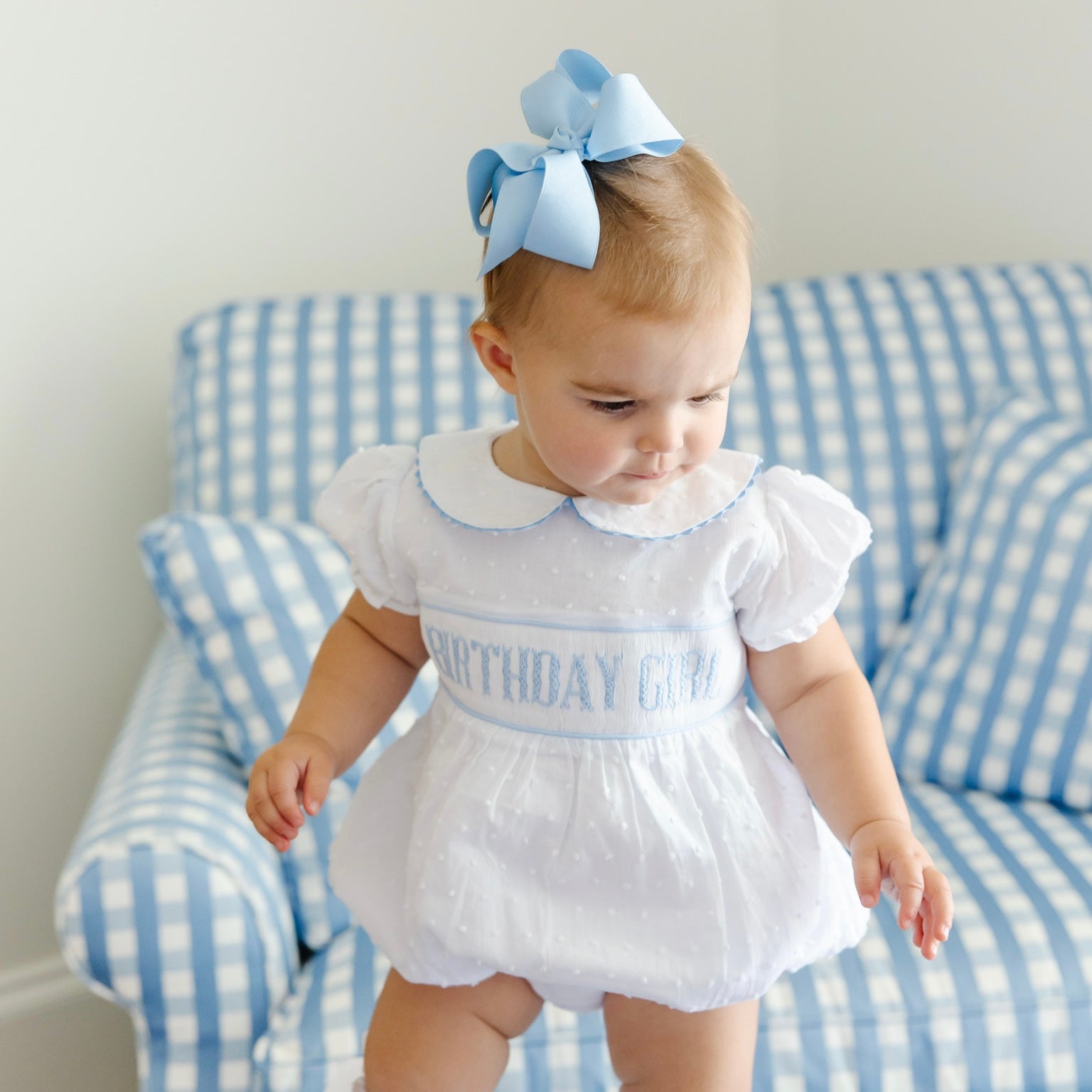 Birthday Girl Bubble in Blue Tiny and Timeless Birthday Girl Bubble in Blue Tiny and Timeless