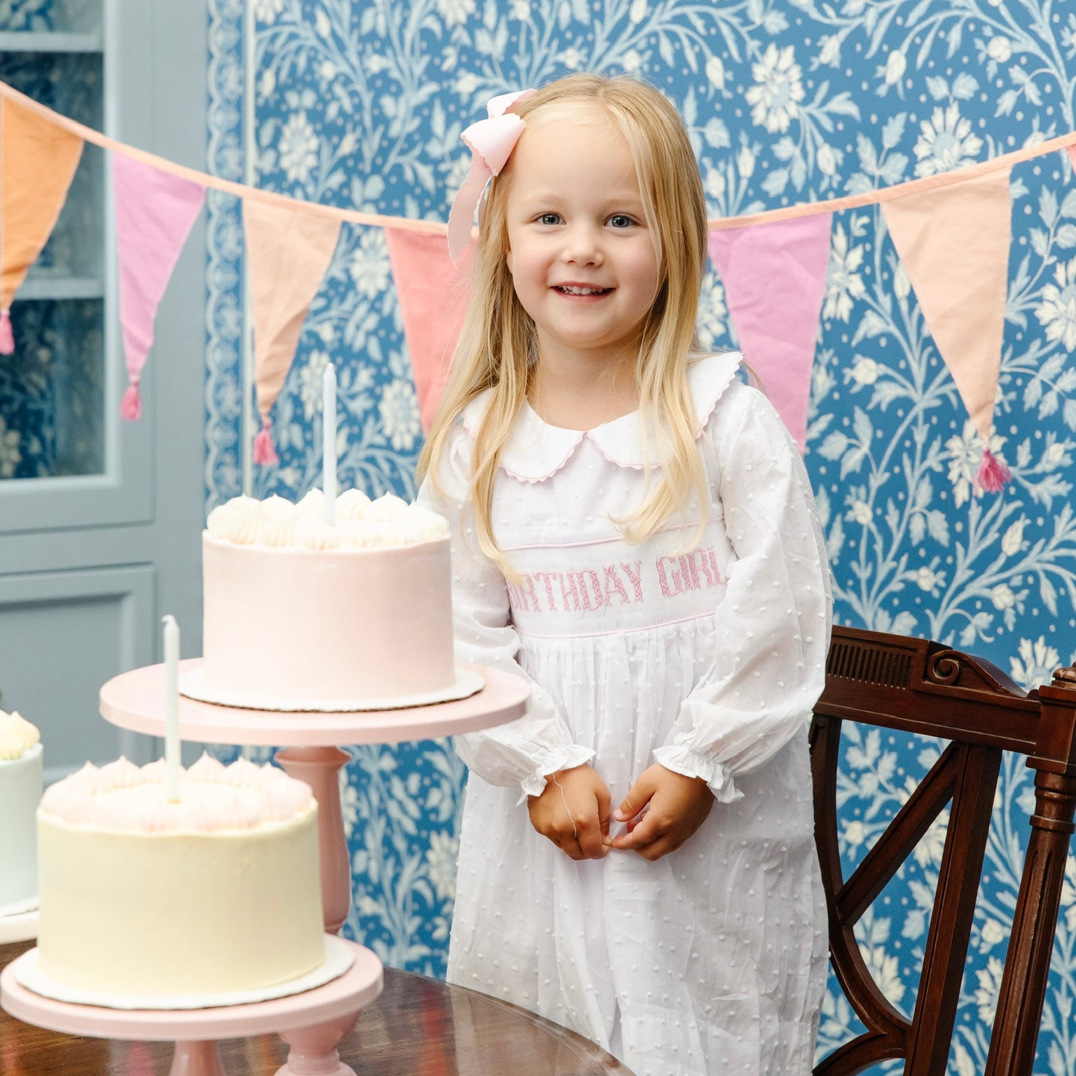 Birthday Girl Dress in Pink  Tiny and Timeless