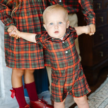 Load image into Gallery viewer, Boy Romper in Plaid