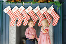 Load image into Gallery viewer, Boy Button Up Red Gingham