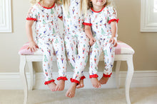 Load image into Gallery viewer, Short Sleeve Ruffle Nutcracker Pajamas
