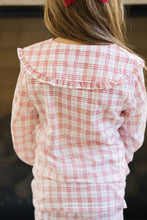 Load image into Gallery viewer, Girls Red Plaid Pajama Set
