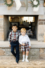 Load image into Gallery viewer, Boys Plaid Set
