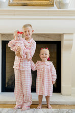Load image into Gallery viewer, Boys Red Plaid Pajama Set
