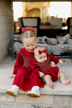 Load image into Gallery viewer, Burgundy Smocked Dress
