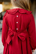 Load image into Gallery viewer, Burgundy Smocked Dress
