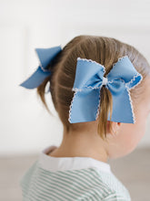 Load image into Gallery viewer, Dusty Blue Moonstitch Pigtail Set
