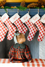 Load image into Gallery viewer, Green Gingham Bow
