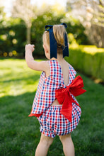 Load image into Gallery viewer, Navy Dot Bow
