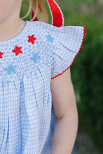 Load image into Gallery viewer, Smocked Star Dress
