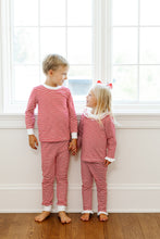 Load image into Gallery viewer, Boys Red Stripe Pajamas
