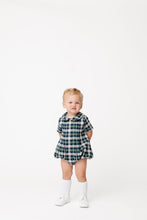 Load image into Gallery viewer, Navy Plaid Bubble
