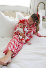 Load image into Gallery viewer, Womens Gingham Pajamas
