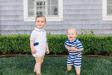 Load image into Gallery viewer, Navy &amp; White Stripe Set
