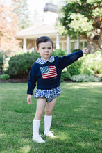 Load image into Gallery viewer, Boy Bubble in Navy Check
