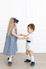 Load image into Gallery viewer, Lucy Dress in Navy Check
