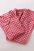 Load image into Gallery viewer, Womens Gingham Pajamas
