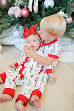 Load image into Gallery viewer, Ruffle One Piece Nutcracker Pajamas
